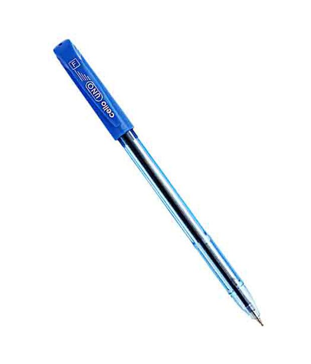 Cello UNO Ball pen 0.7 mm tip (Blue  20 pieces)
